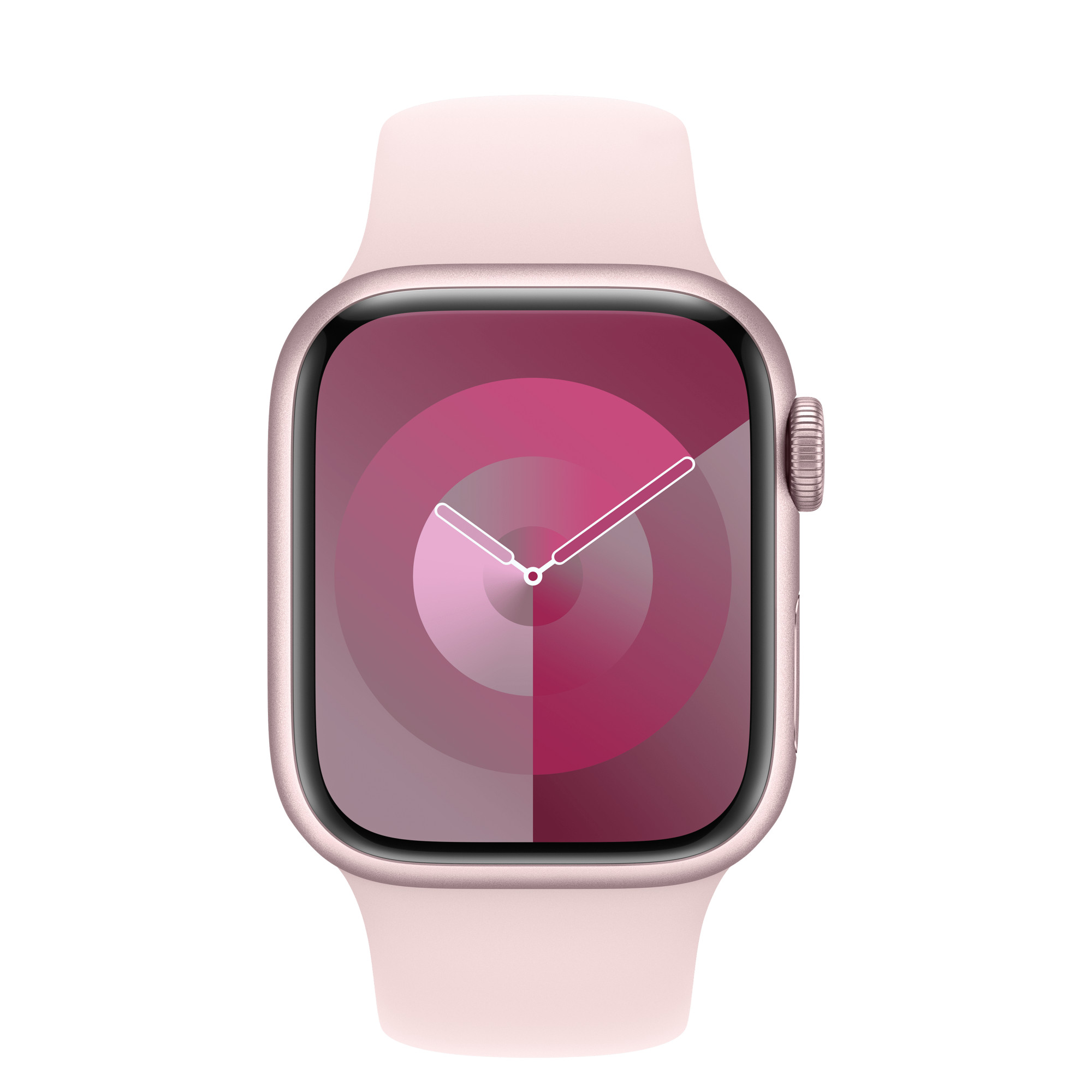 APPLE Watch Series 9 Cellular - 41 mm Pink Aluminium Steel Case with Light Pink Sport Loop