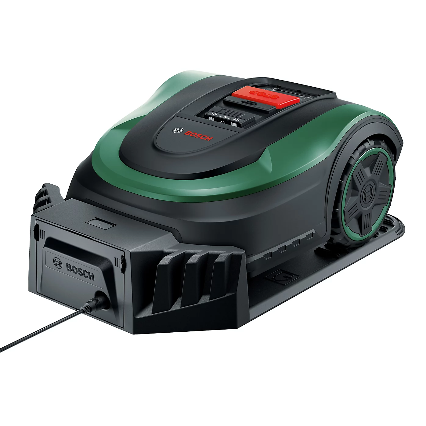 BOSCH Indego S 500 Cordless Robot Lawn Mower - Black & Green