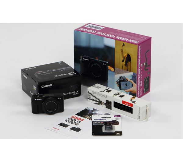 CANON PowerShot G7 X MK II Compact Camera Vlogging Kit