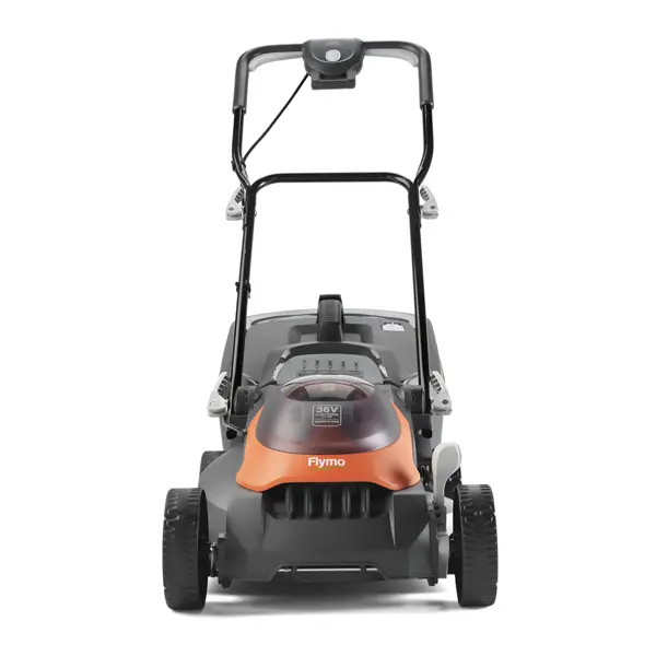 FLYMO UltraStore 340R Cordless Rotary Lawn Mower - Orange & Black