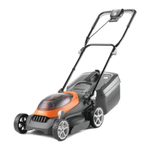FLYMO UltraStore 340R Cordless Rotary Lawn Mower - Orange & Black
