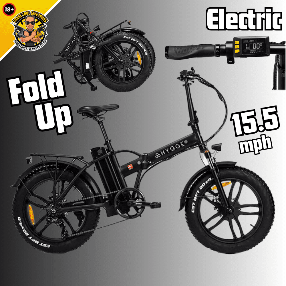 HYGGE Vester HY002 Electric Folding Bike - Black