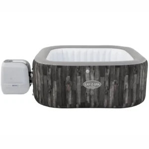 LAY-Z-SPA Majorca HydroJet Pro Inflatable Hot Tub - Grey & Black