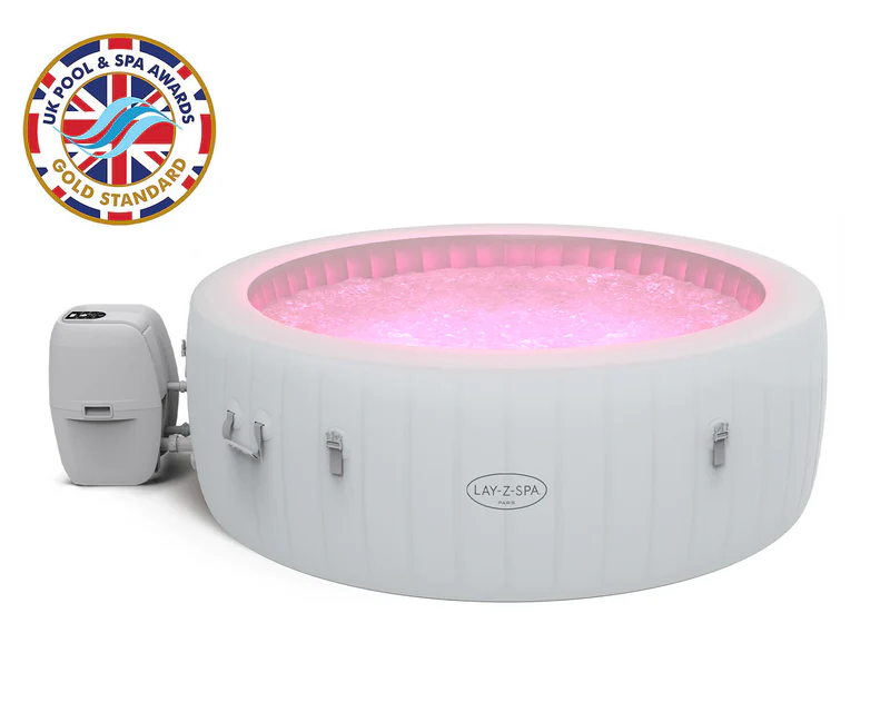 LAY-Z-SPA Paris AirJet Inflatable Hot Tub - White