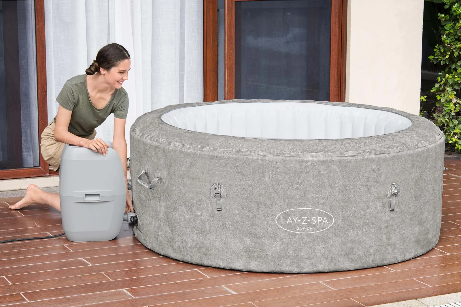 LAY-Z-SPA Zurich AirJet Inflatable Hot Tub