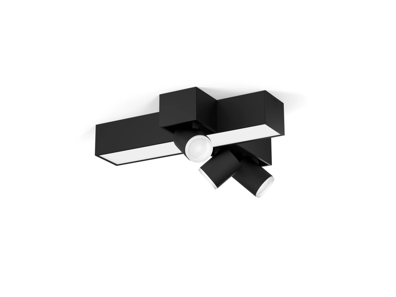PHILIPS HUE Centris White and Colour Smart LED 3-Spot Cross Ceiling Light