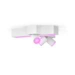 PHILIPS HUE Centris White and Colour Smart LED 3-Spot Cross Ceiling Light