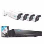 REOLINK PoE AI NVS8-5KB4-A 8-channel 4K Ultra HD NVR Security System - 2 TB  4 Cameras