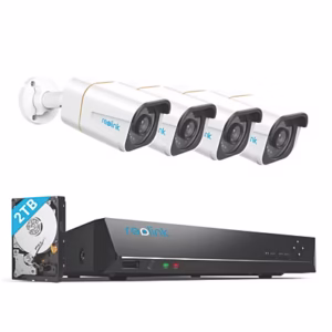 REOLINK PoE AI NVS8-5KB4-A 8-channel 4K Ultra HD NVR Security System - 2 TB  4 Cameras