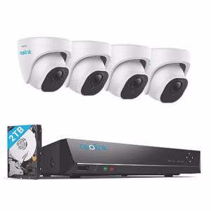REOLINK PoE AI NVS8-5KD4-A 8-channel 4K Ultra HD NVR Security System - 2 TB 4 Cameras