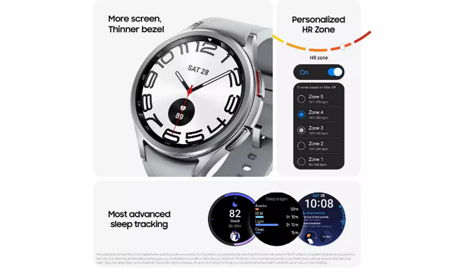SAMSUNG Galaxy Watch6 Classic 5G with Bixby - Silver 43 mm