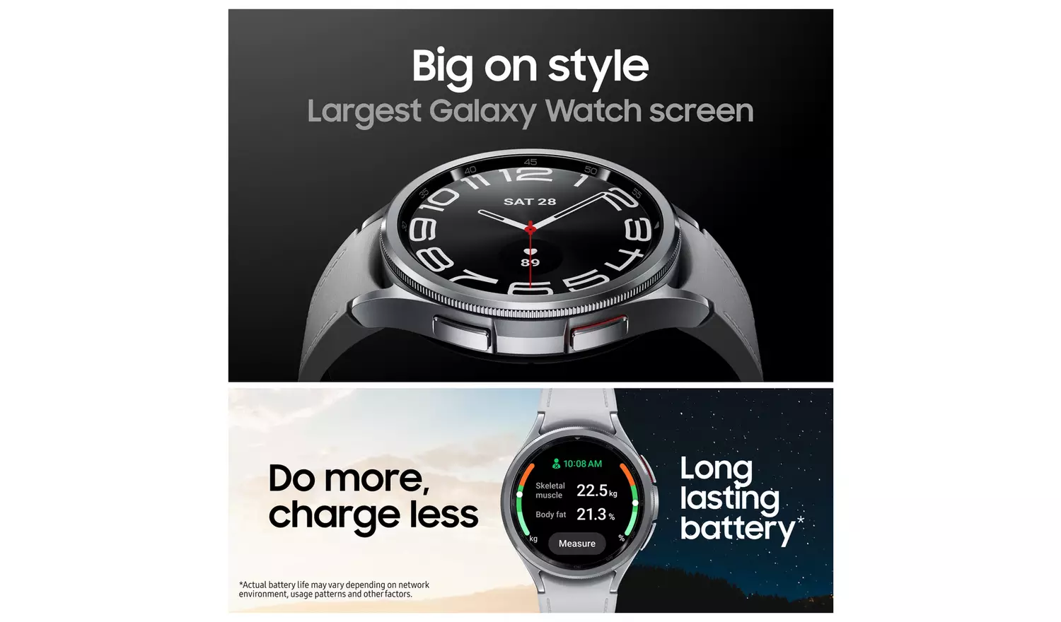 SAMSUNG Galaxy Watch6 Classic 5G with Bixby - Silver 43 mm