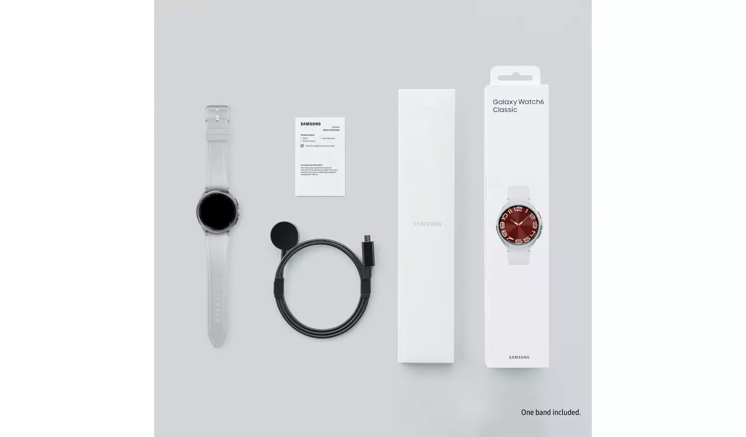 SAMSUNG Galaxy Watch6 Classic 5G with Bixby - Silver 43 mm