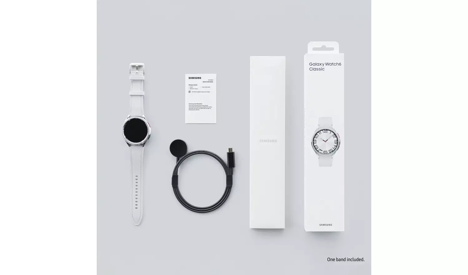 SAMSUNG Galaxy Watch6 Classic 5G with Bixby - Silver 47 mm