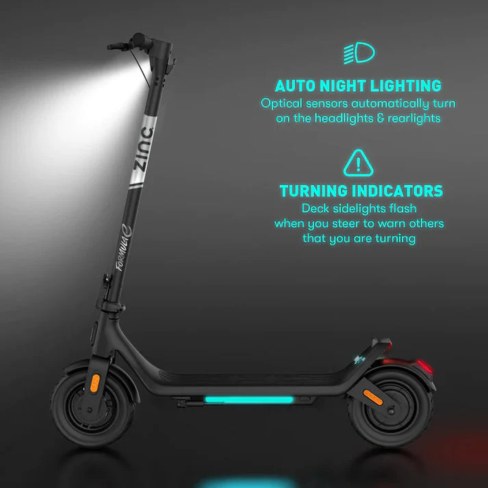 ZINC Formula E GZ3 Electric Folding Scooter - Black