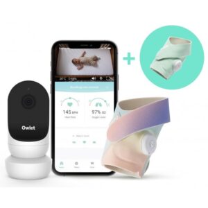 OWLET Baby Monitor Duo Smart Sock 3 & Cam 2 Bundle - Forever Rainbow & Mint