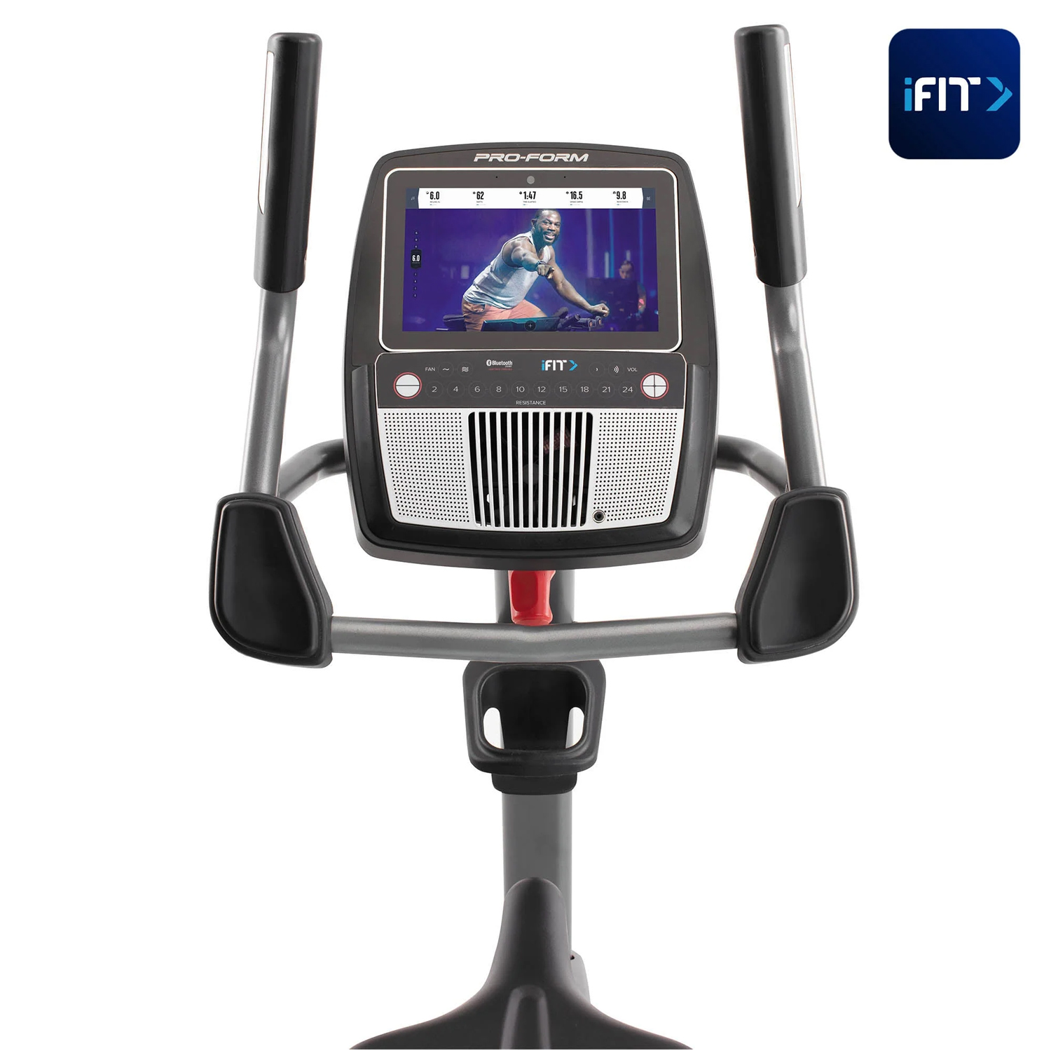 PROFORM C10 U Smart WiFi Exercise Bike - Black & Silver