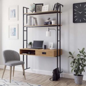 TEKNIK Hythe 5426439 Wall-Mounted Desk - Walnut