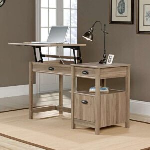 TEKNIK Sit Stand Desk - Salt Oak