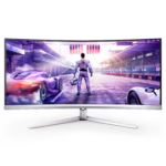 PHILIPS Evnia 34M2C8600 Quad HD 34" Curved Quantum Dot OLED Gaming Monitor - Silver