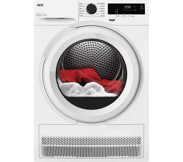 AEG 5000 Series TXH508A4R 8 kg Heat Pump Tumble Dryer - White