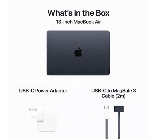 APPLE MacBook Air 13.6 (2024) - M3 512 GB SSD Midnight