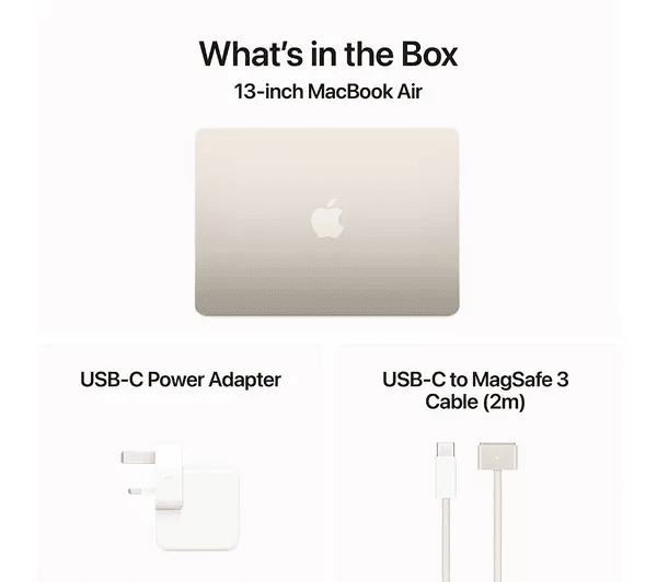 APPLE MacBook Air 13.6 (2024) - M3 512 GB SSD Starlight