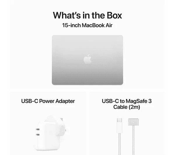 APPLE MacBook Air 15.3 (2024) - M3 256 GB SSD Silver