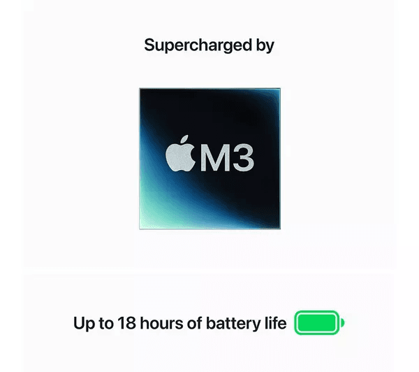 APPLE MacBook Air 15.3 (2024) - M3 256 GB SSD Space Grey