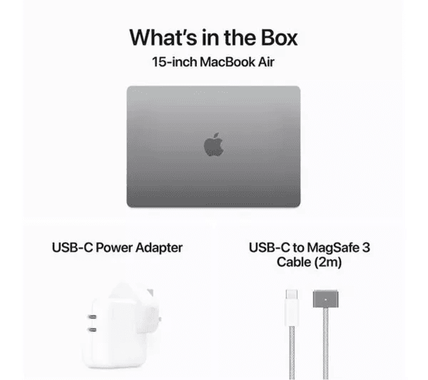 APPLE MacBook Air 15.3 (2024) - M3 512 GB SSD Space Grey