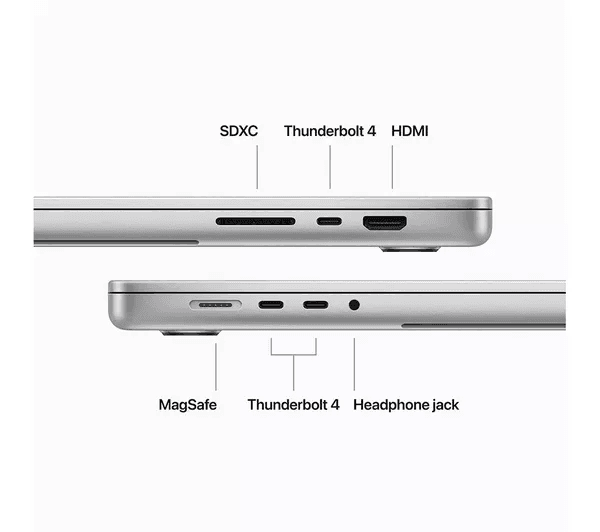 APPLE MacBook Pro 14 (2023) - M3 Max 1 TB SSD Silver