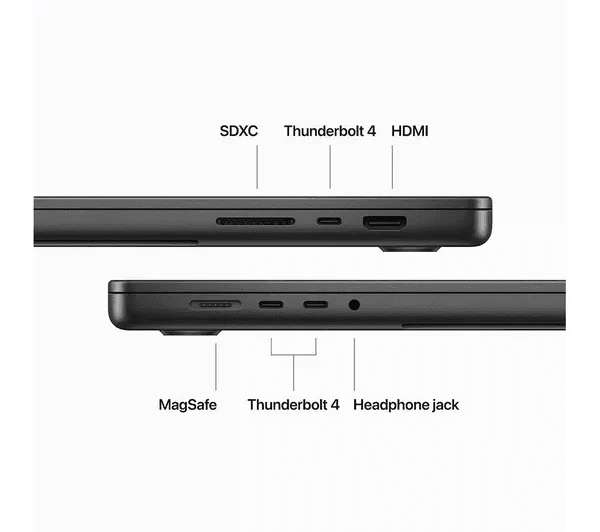 APPLE MacBook Pro 14 (2023) - M3 Pro 1 TB SSD Space Black