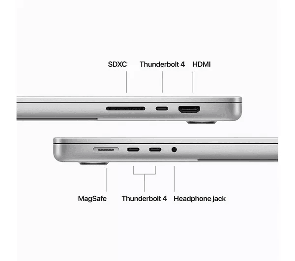 APPLE MacBook Pro 14 (2023) - M3 Pro 512 GB SSD Silver