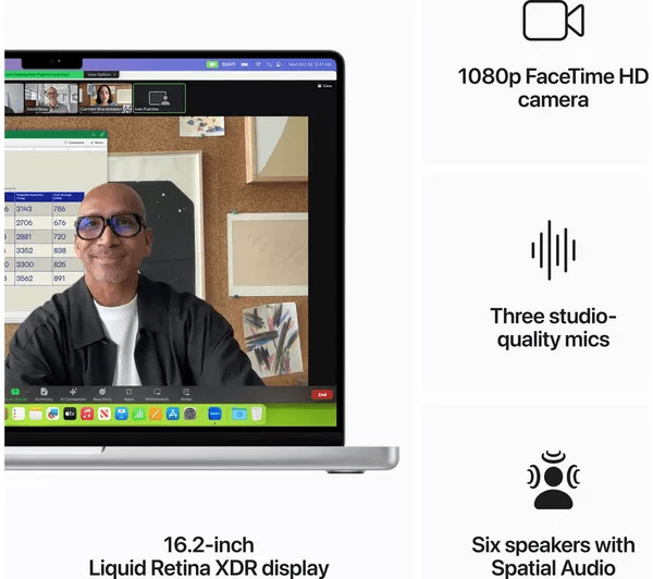 APPLE MacBook Pro 16 (2023) - M3 Max 1 TB SSD Silver