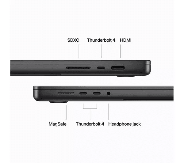 APPLE MacBook Pro 16 (2023) - M3 Max 1 TB SSD Space Black