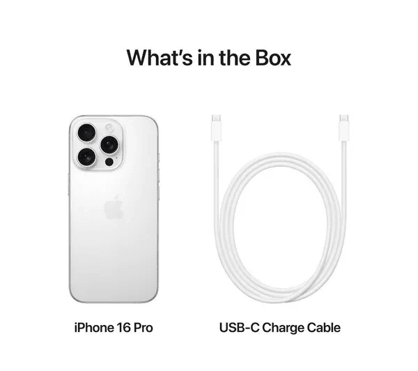 APPLE iPhone 16 Pro - 128 GB White Titanium