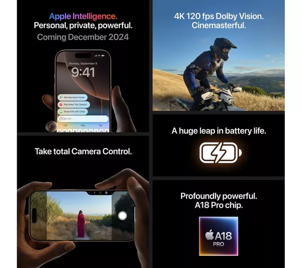APPLE iPhone 16 Pro - 512 GB Black Titanium