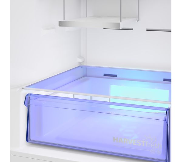 BEKO Pro HarvestFresh AeroFlow CNG6603VPZ 70/30 Fridge Freezer - Black Steel