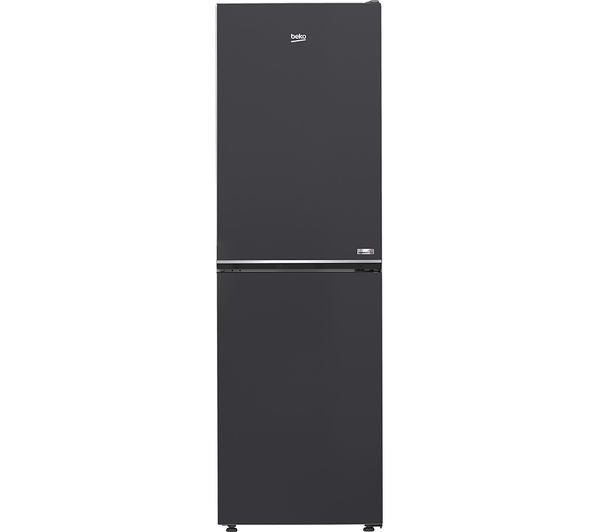 BEKO Pro HarvestFresh AeroFlow CNG6603VPZ 70/30 Fridge Freezer - Black Steel