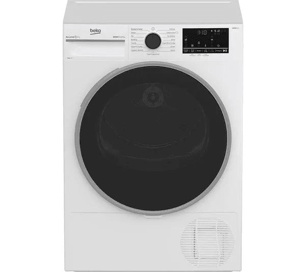 BEKO Pro Ironfinish B5T49231IW 9 kg Heat Pump Tumble Dryer - White