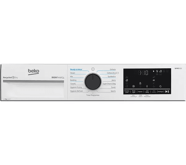 BEKO Pro Ironfinish B5T49231IW 9 kg Heat Pump Tumble Dryer - White