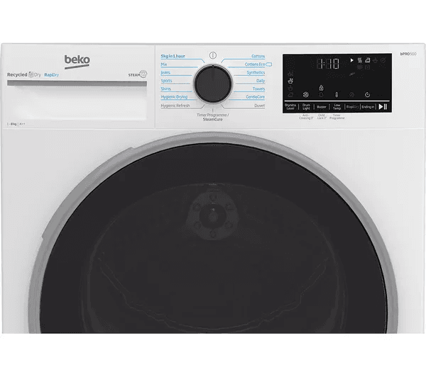 BEKO Pro RapiDry B5T48231RW 8 kg Heat Pump Tumble Dryer - White