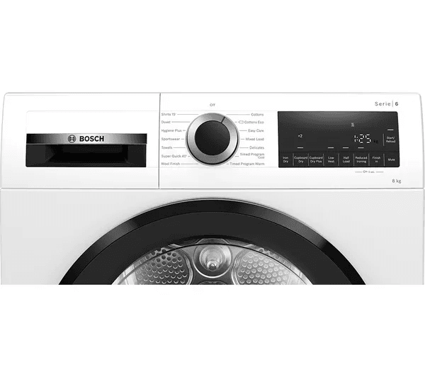 BOSCH Series 6 WPG23108GB 8 kg Condenser Tumble Dryer - White