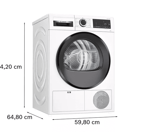 BOSCH Series 6 WPG23108GB 8 kg Condenser Tumble Dryer - White