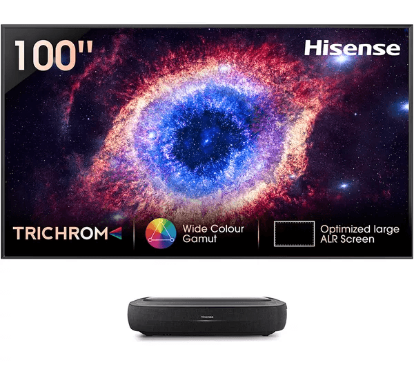 HISENSE 100L9HTUKD Smart 4K Ultra HD HDR Laser TV with Amazon Alexa