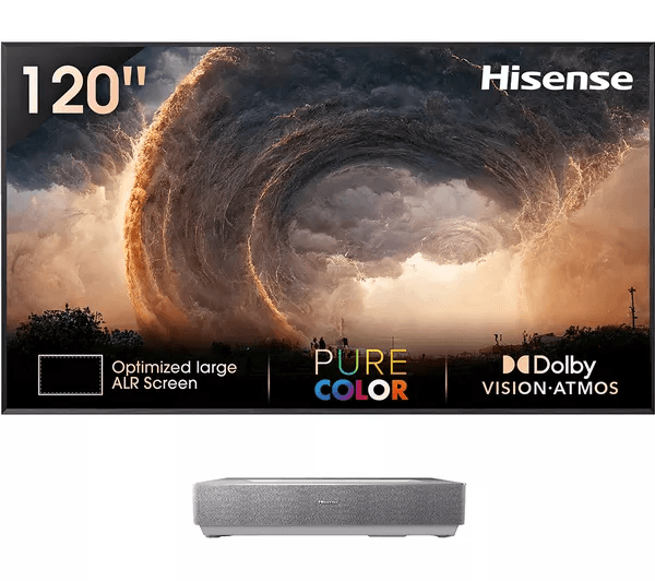 HISENSE 120L5HTUKA Smart 4K Ultra HD HDR Laser TV with Amazon Alexa