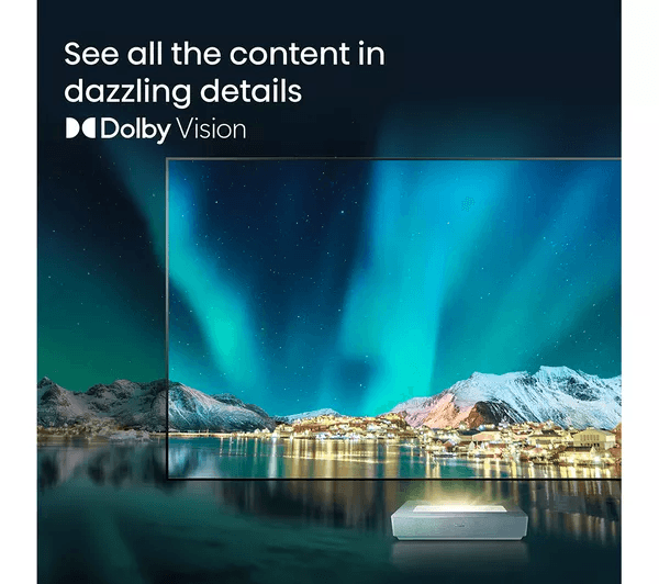 HISENSE 120L5HTUKA Smart 4K Ultra HD HDR Laser TV with Amazon Alexa