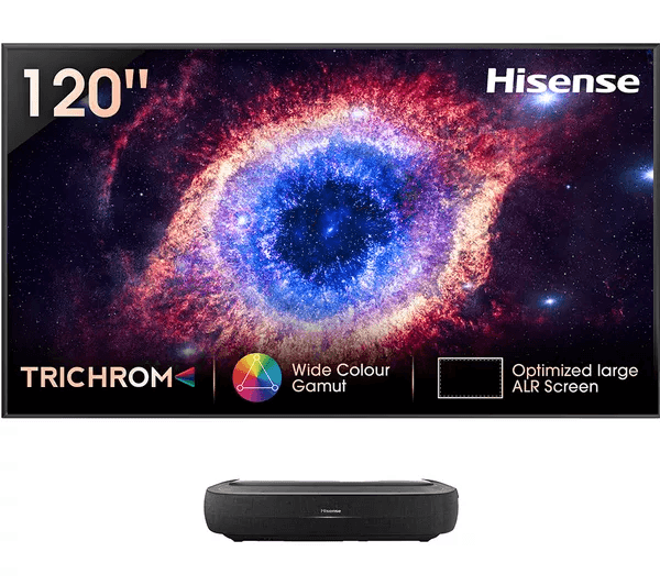 HISENSE 120L9HTUKA Smart 4K Ultra HD HDR Laser TV with Amazon Alexa
