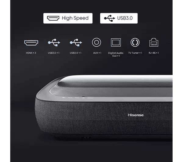 HISENSE 120L9HTUKA Smart 4K Ultra HD HDR Laser TV with Amazon Alexa