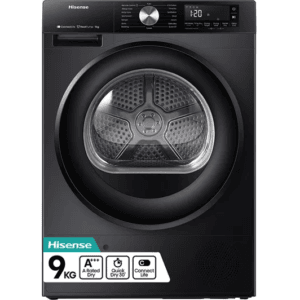 HISENSE 3S Series DH3S902BB3 WiFi-enabled 9 kg Heat Pump Tumble Dryer - Black